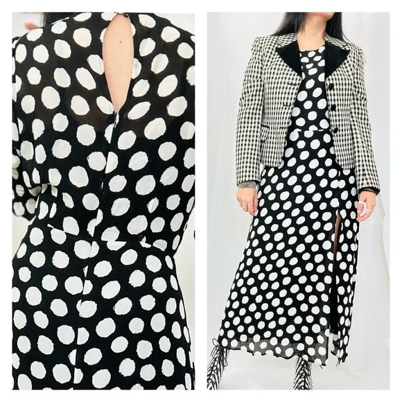 Reformation Carolena Luna Polka Dot Maxi Dress - Picture 9 of 14